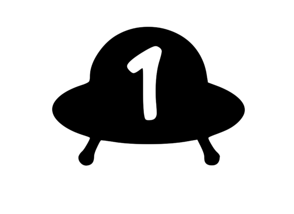 Cute Alien UFO Graphics for Crafts & Digital Products