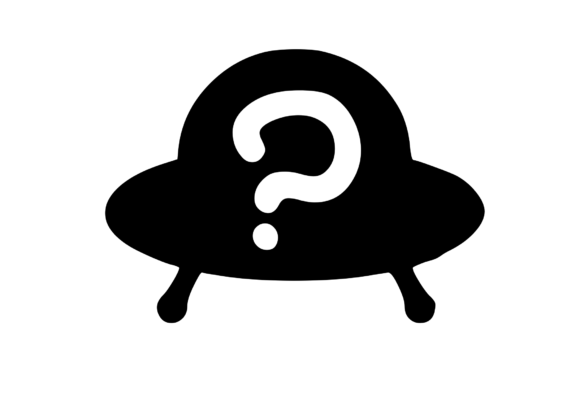 Cute Alien UFO Graphics for Playful Crafts