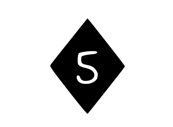 Diamond Shape with Playful Mono 5: Graphics for Crafts