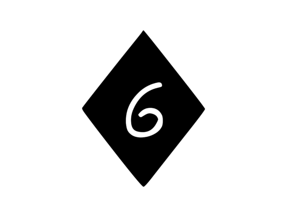 Diamond Shape with Playful Mono 6: Graphics for Crafts