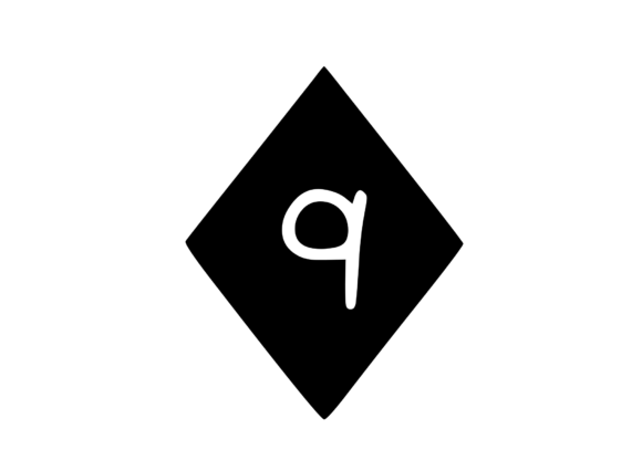Diamond Shape with Playful Mono 9: Graphics & Crafts