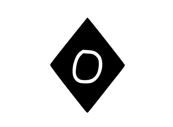 Diamond Shape with Playful Mono O: A Stitch Test