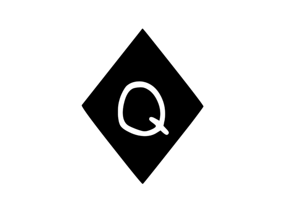Diamond Shape with Playful Mono Q: Graphics & Crafts
