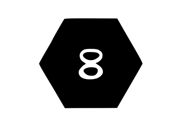 Hexagon Shape with Playful Mono 8 Graphics & Crafts Review