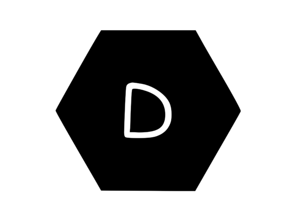Hexagon Shape with Playful Mono D: Graphics & Crafts Review