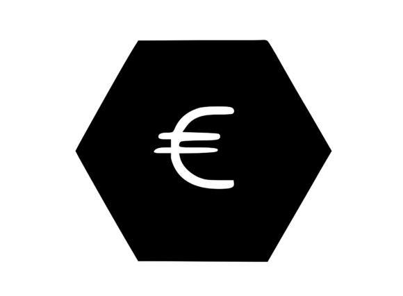 Hexagon Shape with Playful Mono Euro € Review