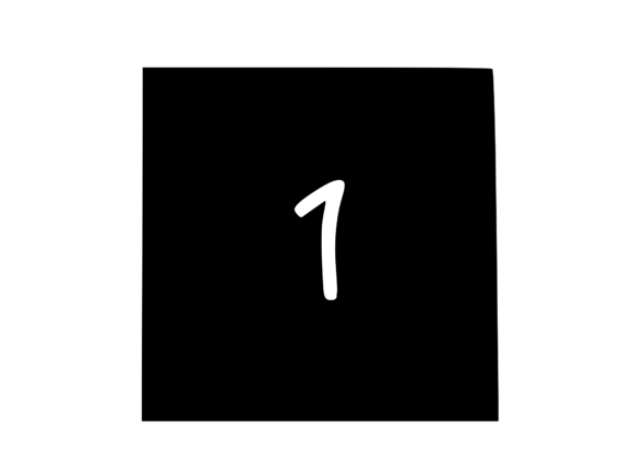 Square Shape with Playful Mono 1: Graphics for Crafts