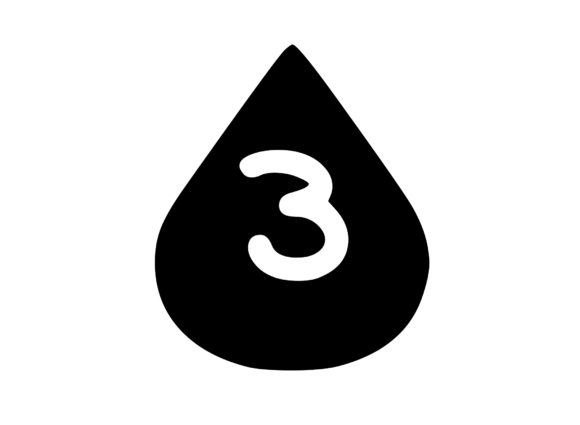 Water Droplet with Playful Mono 3: Graphics for Crafts