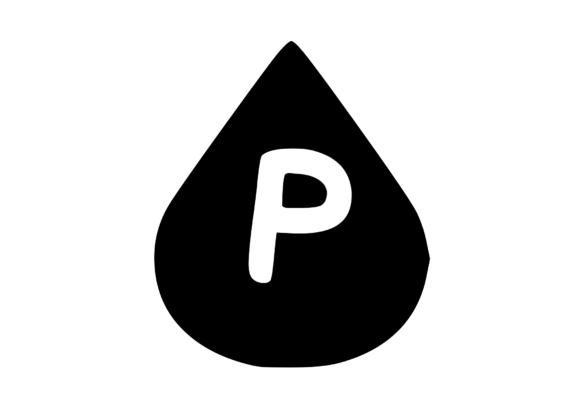 Water Droplet with Playful Mono P: Graphics for Crafts